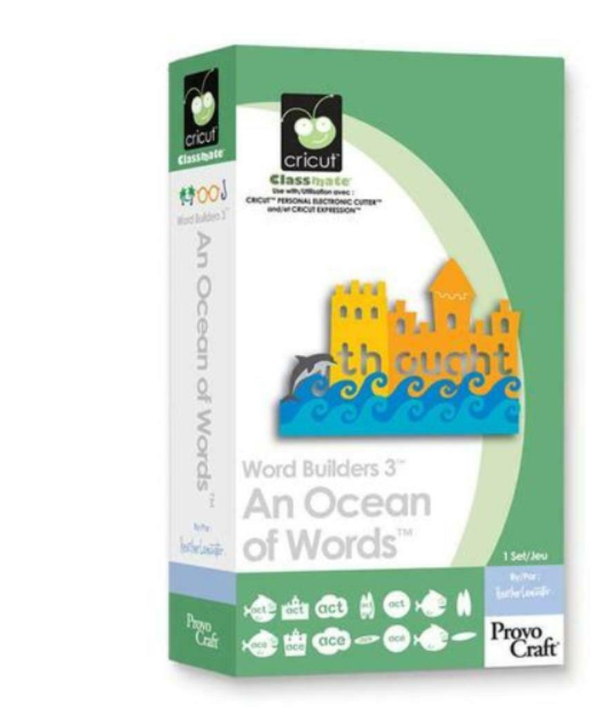 Scrapbooking - cartouche cricut - an ocean of word, Hobby & Loisirs créatifs, Scrapbooking, Enlèvement ou Envoi, Neuf, Cartouche