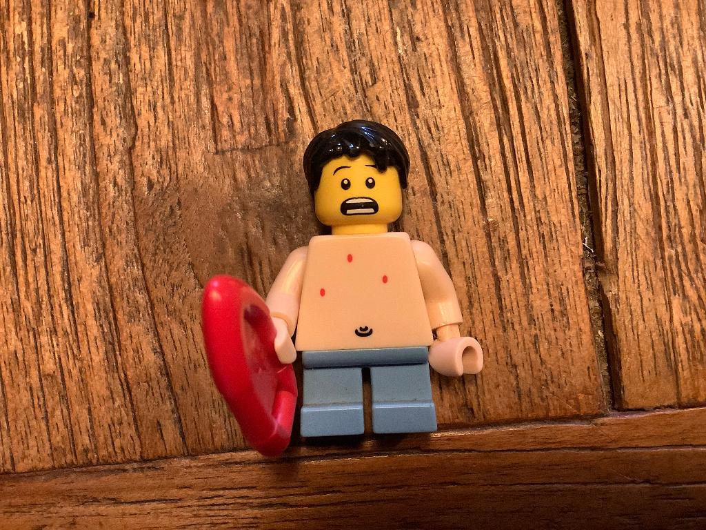 Lego figuur little lifeguard /E1, Enlèvement ou Envoi, Utilisé, Briques en vrac, Lego