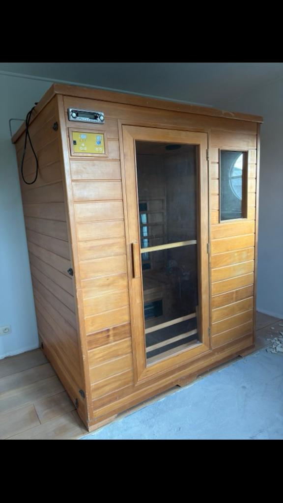 Sauna infrarood 2/3 pers, Sport en Fitness, Sauna, Ophalen, Gebruikt, Infrarood