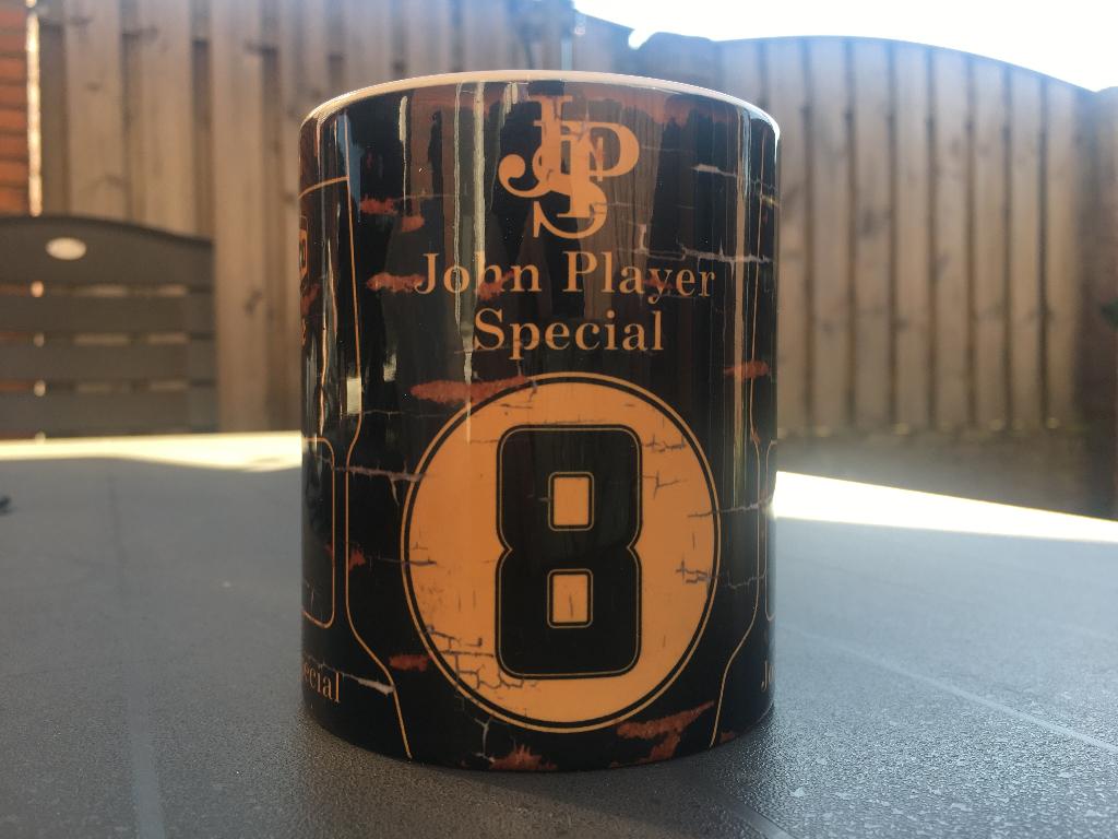 Emerson Fittipaldi Lotus JPS mok Vintage olie F1 Autosport, Ophalen of Verzenden, Nieuw, Formule 1