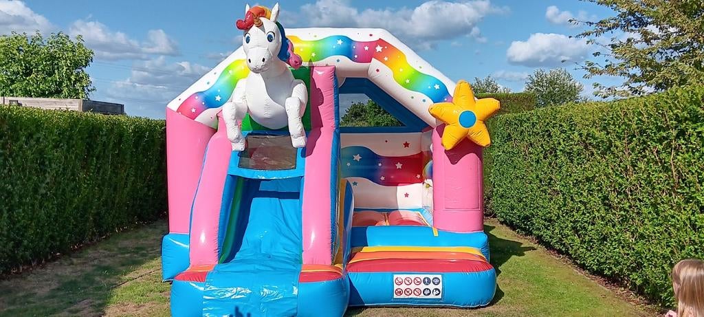 Springkasteel unicorn te huur, Enlèvement ou Envoi