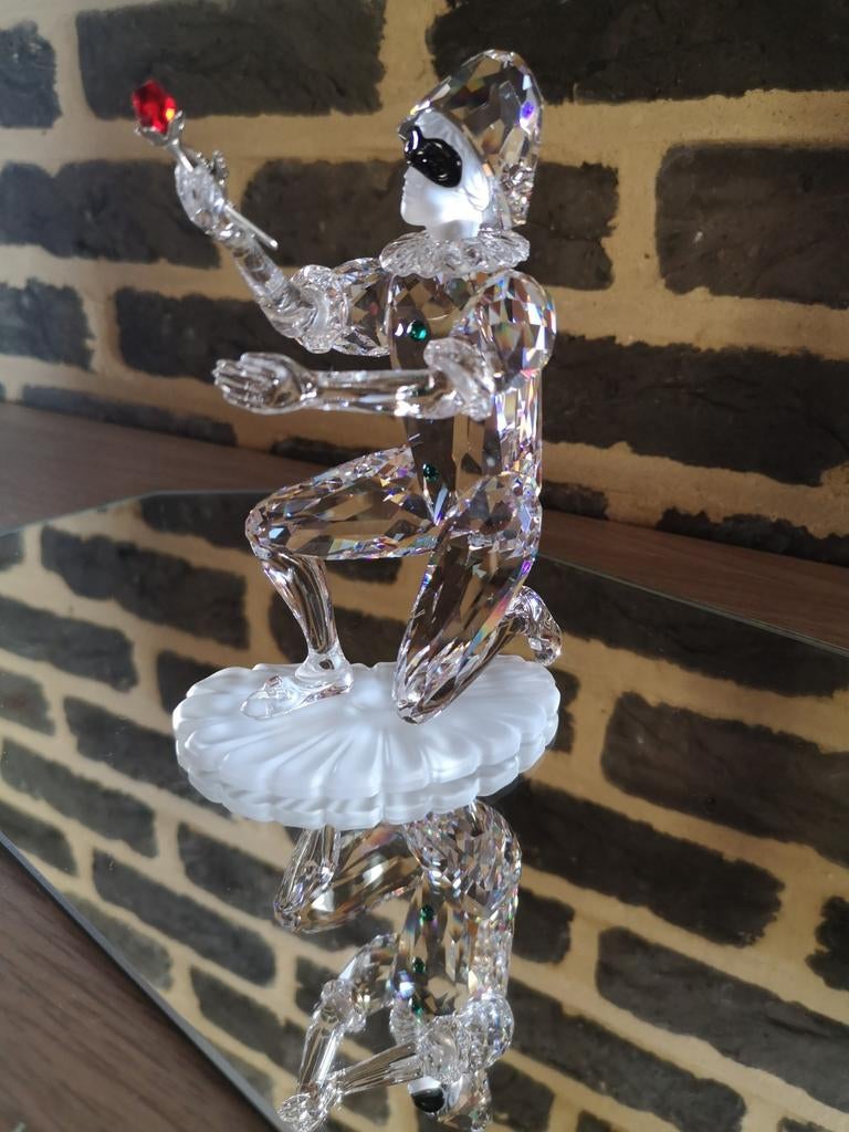 Swarovski jaarstuk 2001 Harlequin Masquerade Trilogy, Verzamelen, Swarovski, Ophalen of Verzenden, Nieuw, Figuurtje