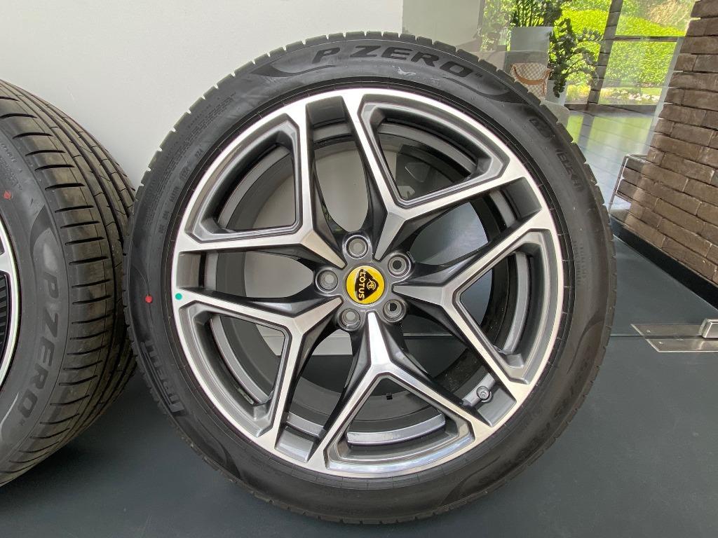 Lotus Emeya 20" Velgen aero grijs (7112-001Aero), Neuf, Pneus hiver, 285 mm, Véhicule de tourisme