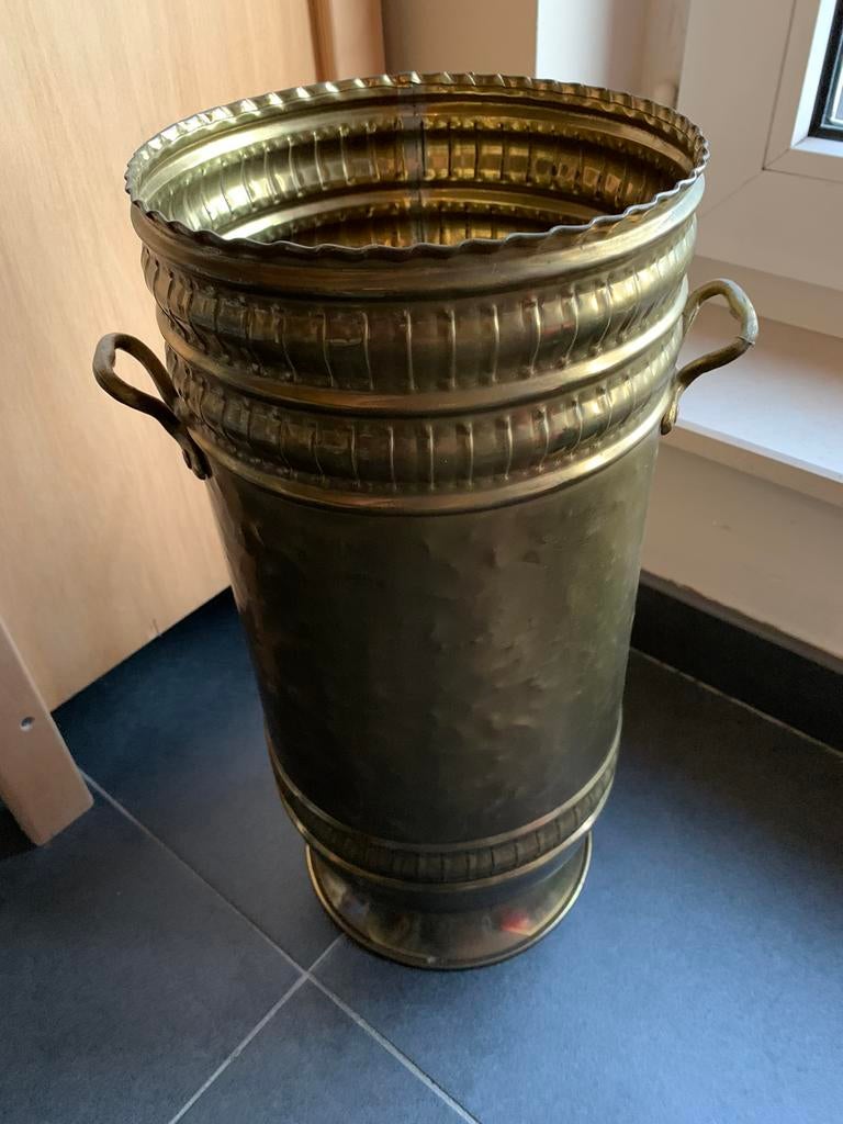 Vintage messing paraplubak, Ophalen, Zo goed als nieuw, Overige materialen