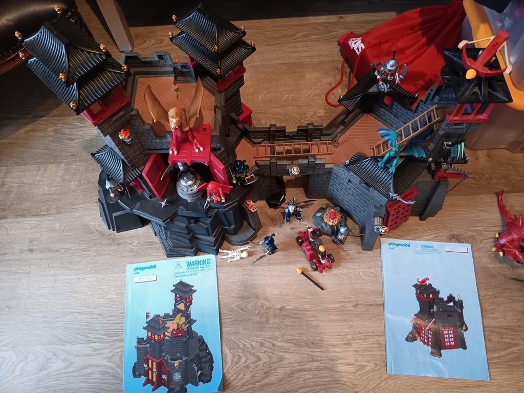 Mega super lot Playmobil,  draken kastelen ridders...., Enlèvement, Utilisé