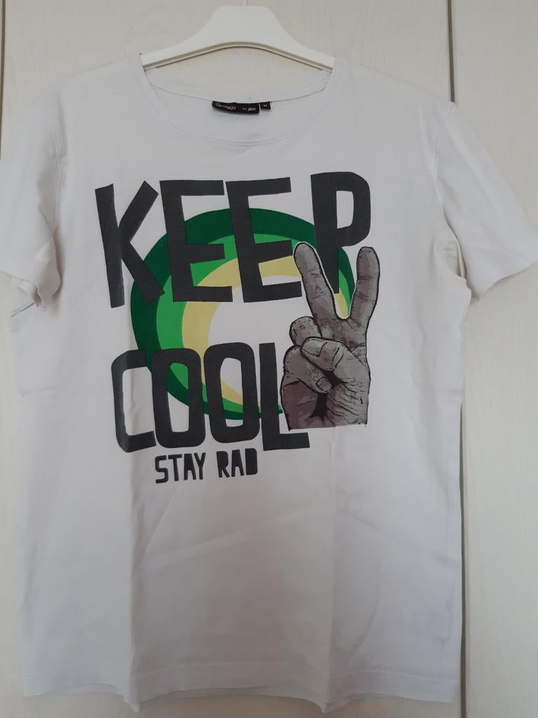 Witte t-shirt Keep Cool, medium, Kleding | Heren, T-shirts, Ophalen, Gedragen, Wit, JBC