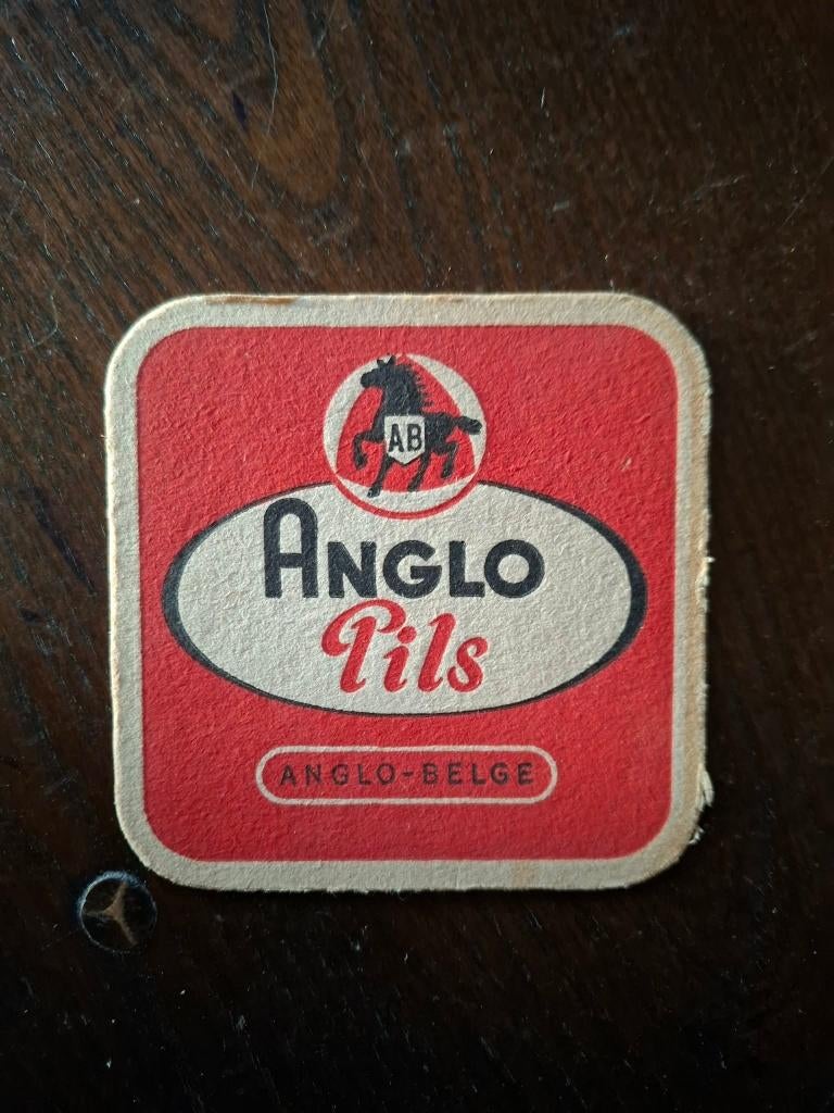 Anglo Pils Sous Bock, Verzamelen, Biermerken, Verzenden, Zo goed als nieuw, Viltje(s), Overige merken