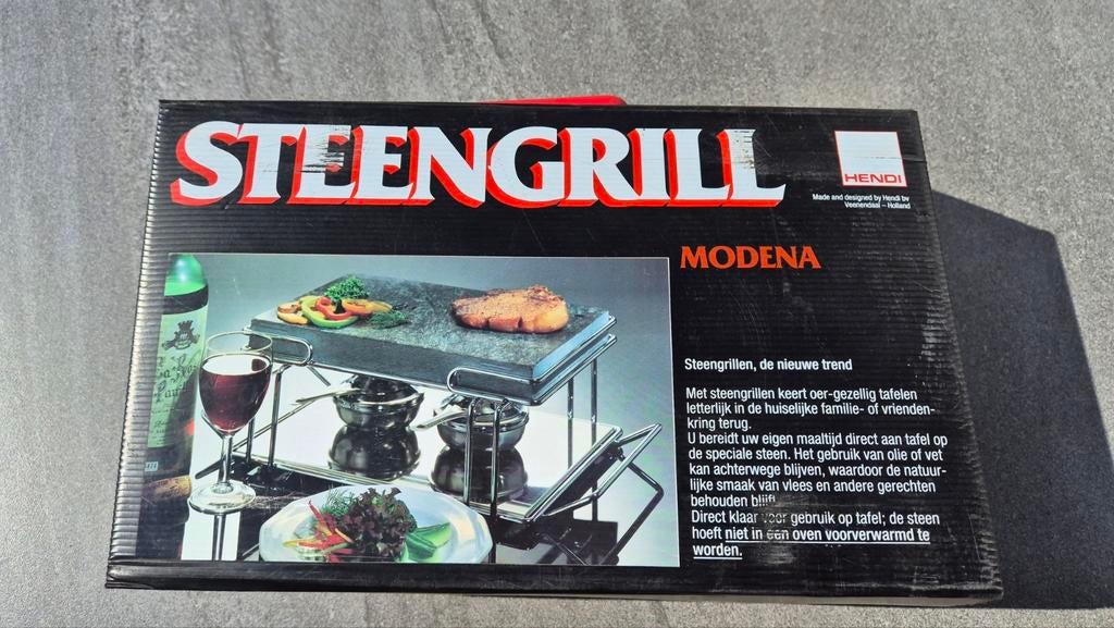 Pierrade voor op de camping, Ophalen, Zo goed als nieuw