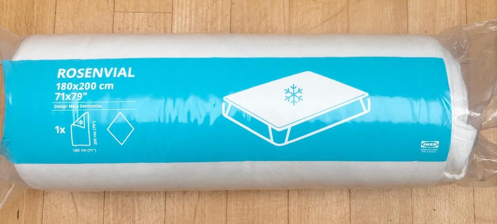 ROSENVIAL Matrasbeschermer, 180x200 cm, IKEA, Huis en Inrichting, Slaapkamer | Matrassen en Bedbodems, Nieuw, Matras, 180 cm, 200 cm
