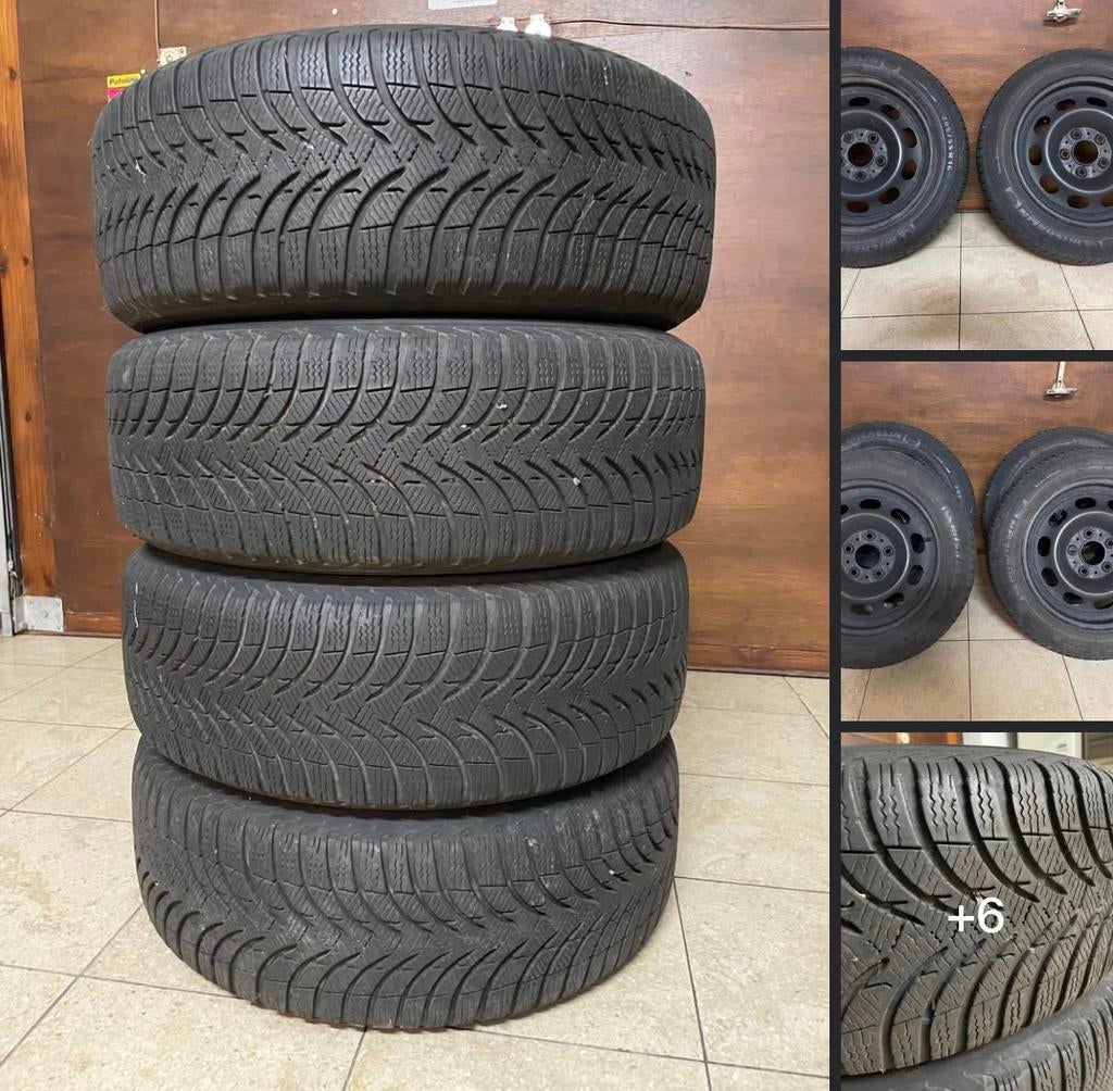 Pneus hiver Michelin Alpin A4 pour Bmw, Ophalen, Gebruikt, 16 inch, Banden en Velgen