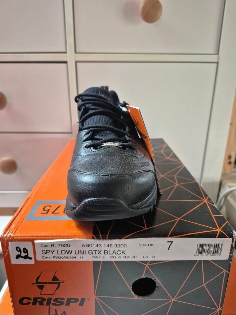 Chaussures Crispi Spy Uni Low GTX Black P41 Neuves, Neuf, Crispi, Enlèvement ou Envoi, Chaussures basses