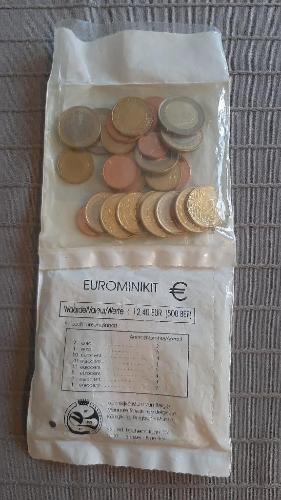 Emballage d'origine EUROMINIKIT, Enlèvement, Monnaie