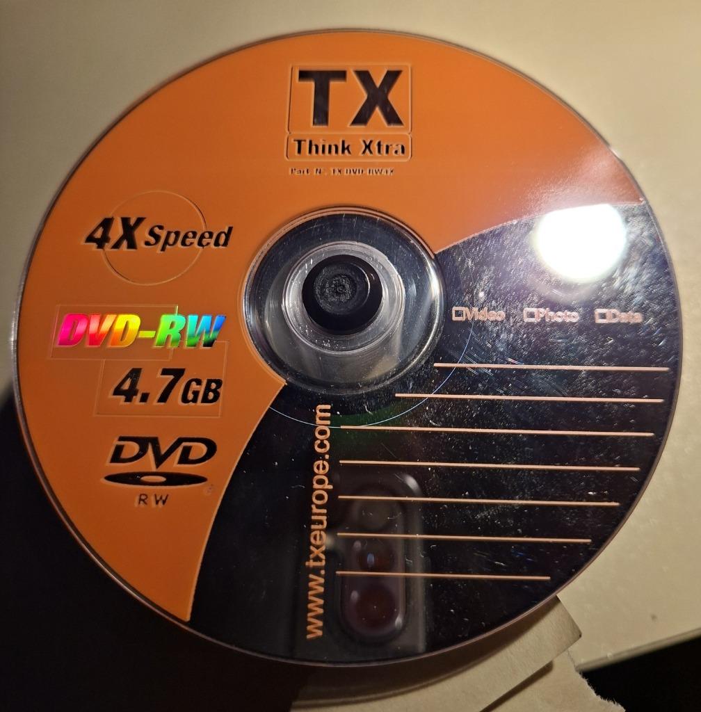 DVD-RW, Computers en Software, Beschrijfbare discs, Herschrijfbaar, Nieuw, Ophalen of Verzenden, Dvd