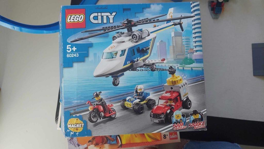 LEGO City Politiehelikopter Achtervolging als nieuw, Ophalen of Verzenden, Zo goed als nieuw, Lego