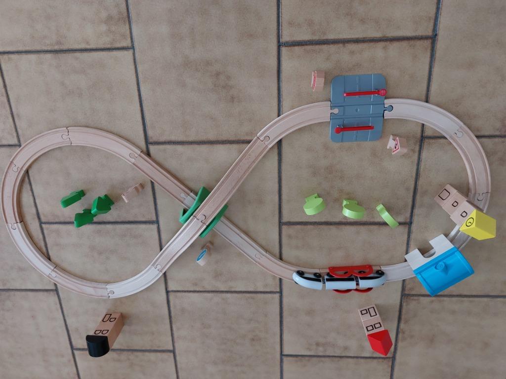 Houten treinset, Ophalen, Zo goed als nieuw