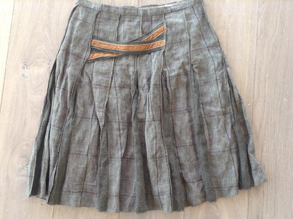 Rok van Terre Bleue, Maat 38/40 (M), Bruin, Terre Bleue, Ophalen of Verzenden