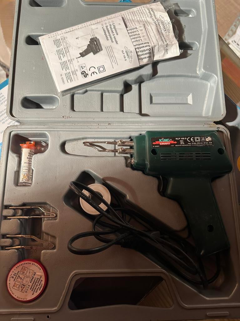 Pistolet à souder complet avec notice accessoires, Bricolage & Construction, Enlèvement ou Envoi, Comme neuf