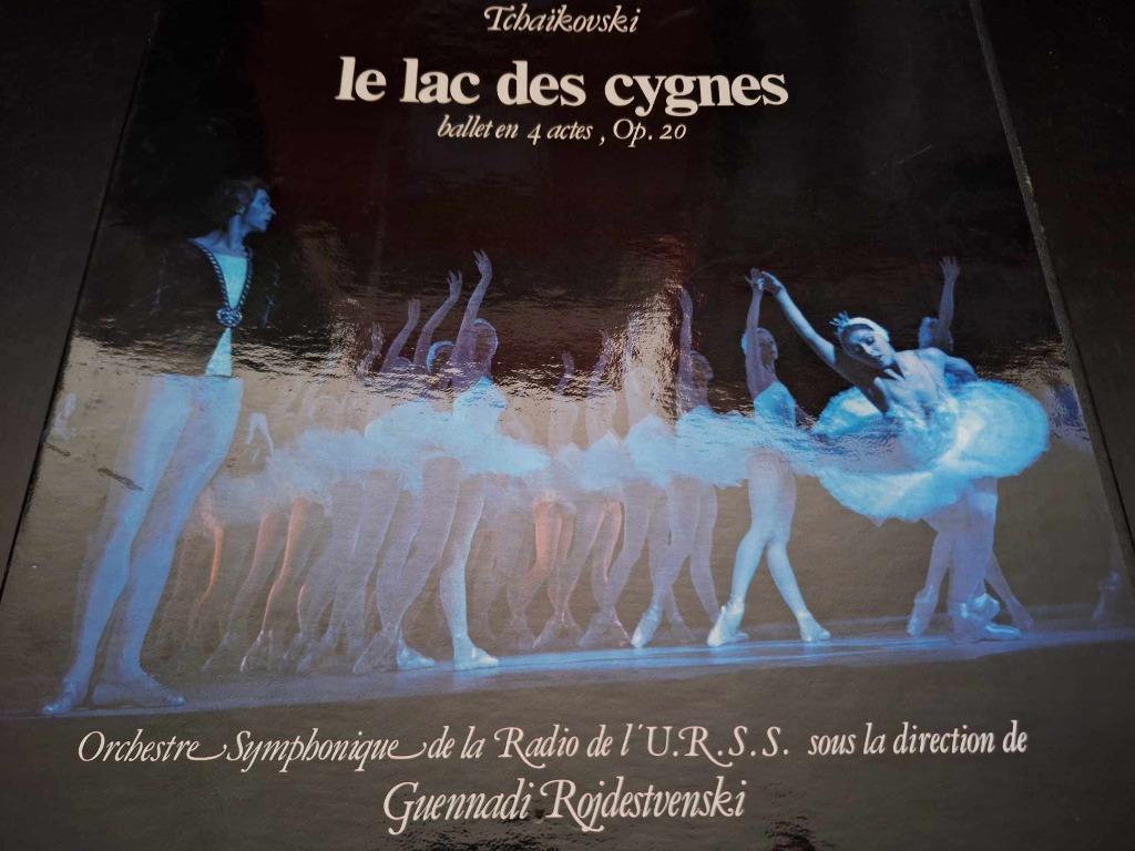 Tchaikowski / Rojdestvenski - Le Lac Des Cygnes Box 3 x Lp's, 12 pouces, Enlèvement ou Envoi, Utilisé, Romantique