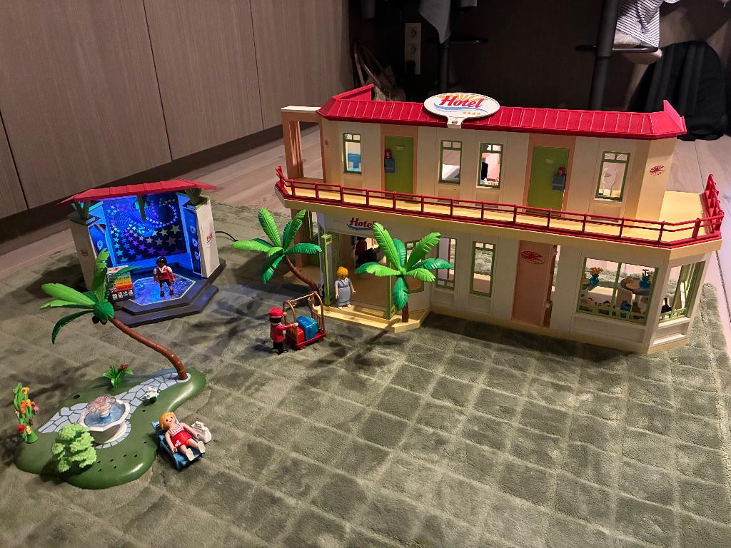 Playmobil Hotel en Disco, Enlèvement, Comme neuf, Ensemble complet
