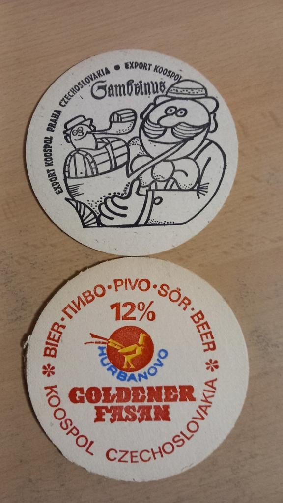 Bierviltjes Tsjechoslovakije (780), Ophalen of Verzenden, Zo goed als nieuw