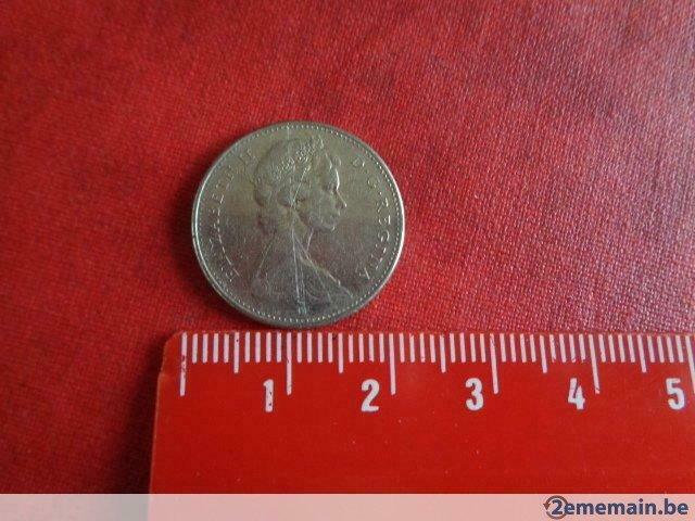 Pièce de monnaie. "CANADA" 5 cents. Elizabeth II. 1969., Envoi