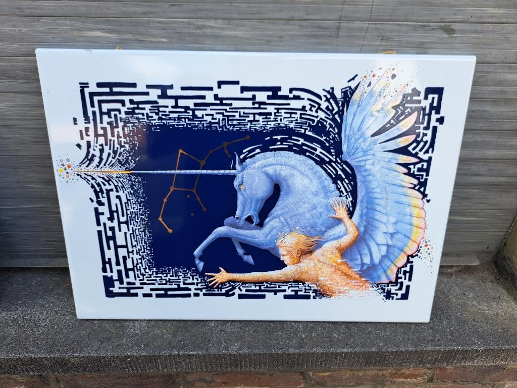 plaque emaille daniel monic, Enlèvement ou Envoi