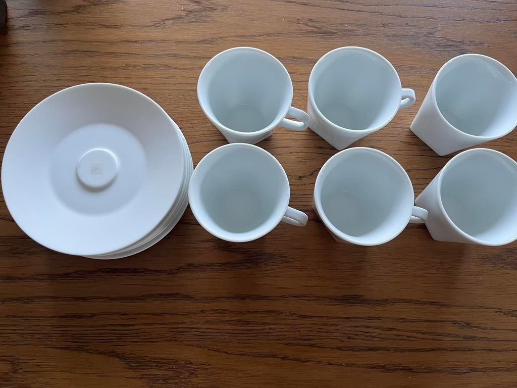 6 Nespresso koffietassen, Ophalen