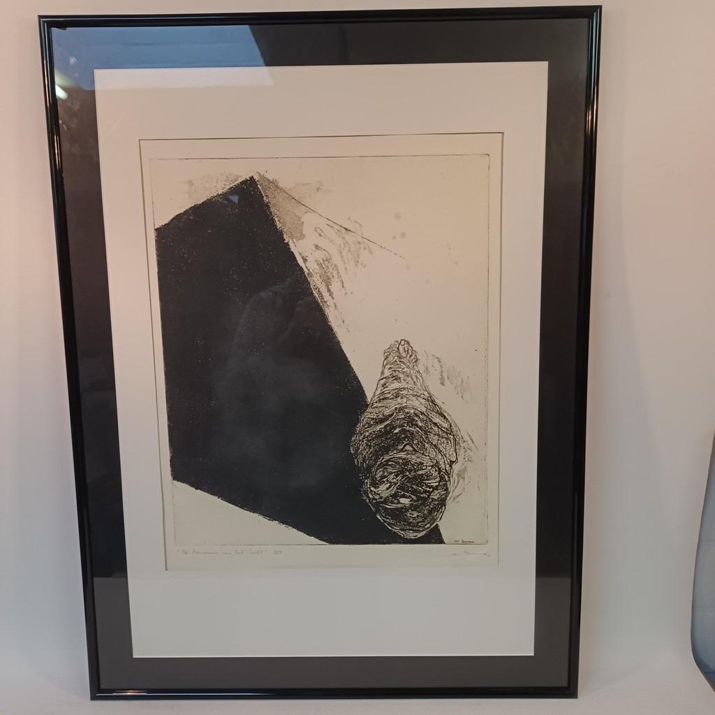 Van Damme Nicky - Ets 81x61cm, Antiquités & Art, Enlèvement