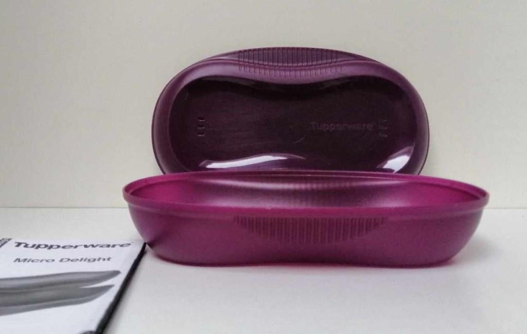 Tupperware™ « Eierkoker - Omelette Party - paars, Huis en Inrichting, Keuken | Tupperware, Ophalen of Verzenden, Nieuw, Paars