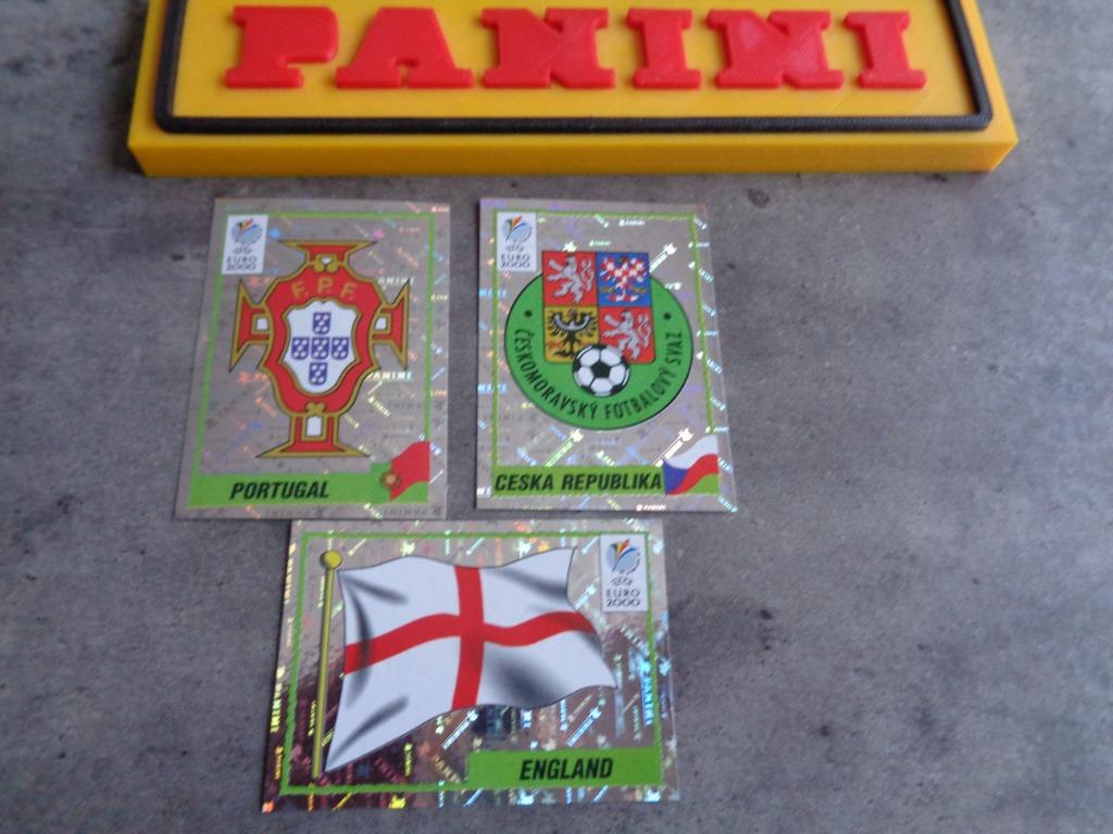 PANINI FOOTBALL STICKERS EURO 2000 Emblèmes du Championnat d, Enlèvement ou Envoi