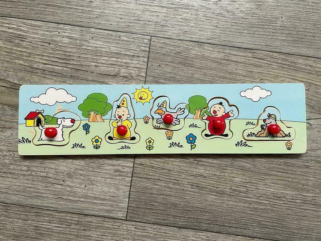 houten inlegpuzzel bumba, Ophalen, Minder dan 10 stukjes, Gebruikt, 6 maanden tot 2 jaar