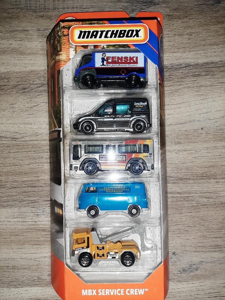 Matchbox 5-Pack Service Crew, Enlèvement ou Envoi, Comme neuf, Voiture