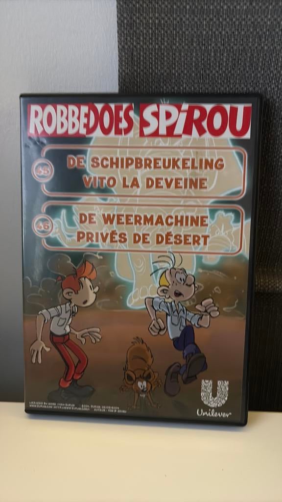 DVD Robbedoes Spirou 2 verhalen, Cd's en Dvd's, Ophalen of Verzenden, Gebruikt
