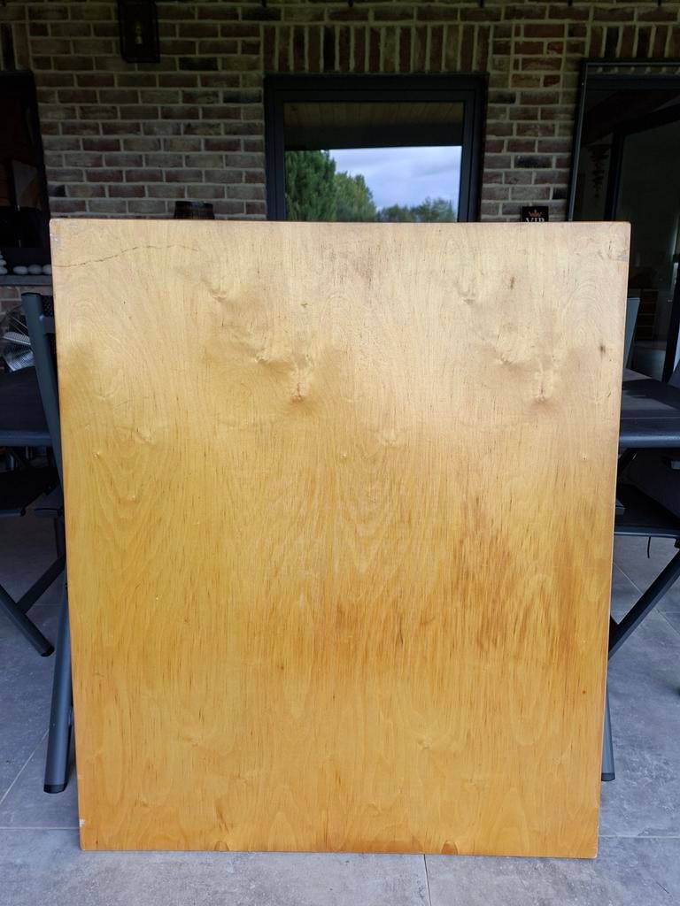⚠️⚠️ Rallonge 120x102 Table Ronde diam 100 lire descriptif, Ophalen of Verzenden, Gebruikt, Vierkant