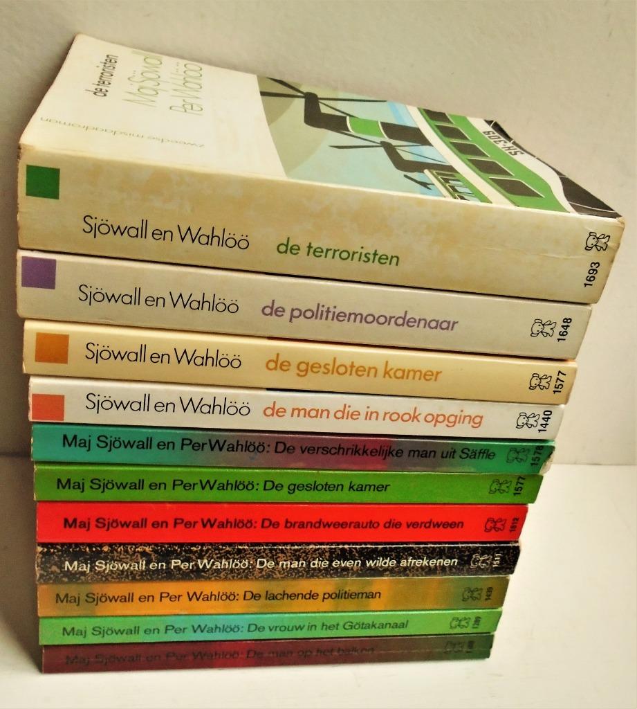 Complete reeks [Ned.] "Maj Sjöwall & Per Wahlöö" - 1971/1979, Boeken, Ophalen of Verzenden, Gelezen, Maj Sjöwall & Per Wahlöö
