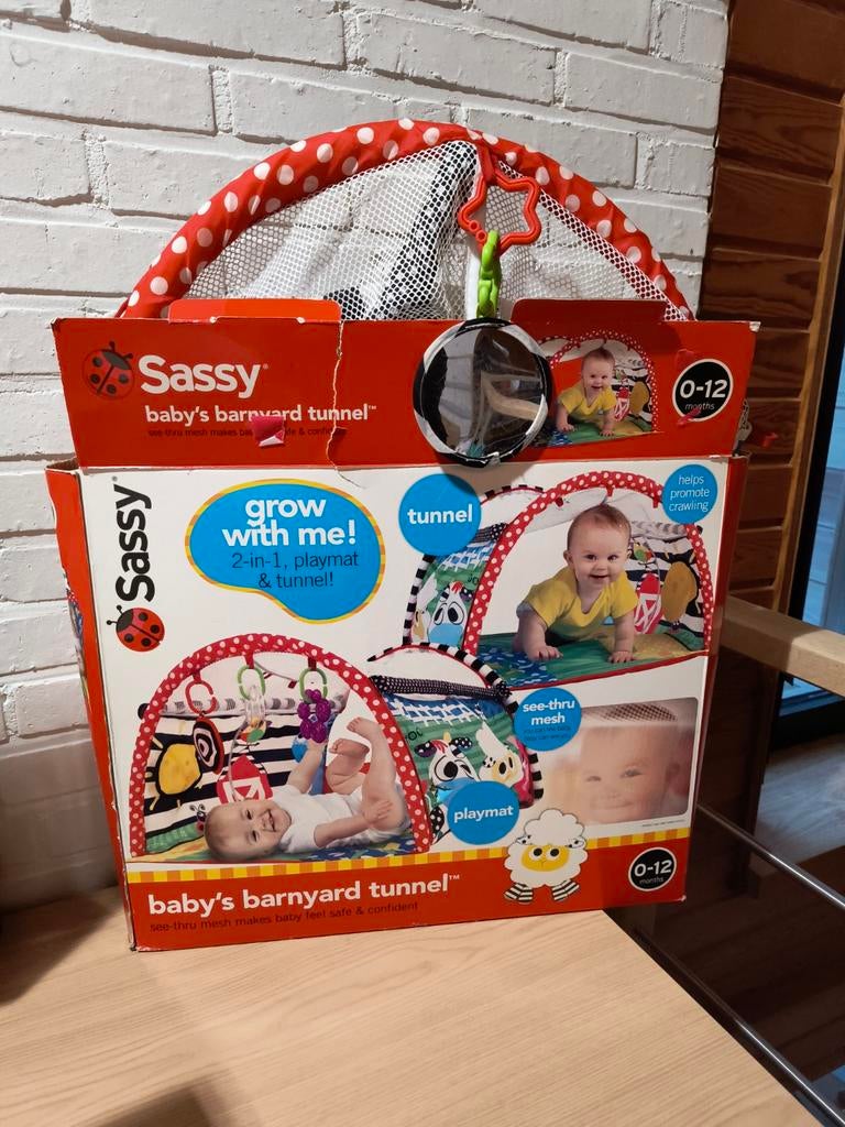 Speeltunnel speelmat merk Sassy, Enlèvement