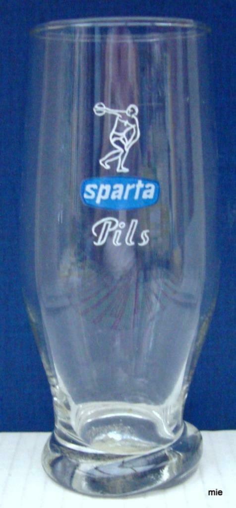 Bier brouwerij glas Sparta Bios Van Steenberge Ertvelde, Ophalen of Verzenden, Zo goed als nieuw, Bierglas