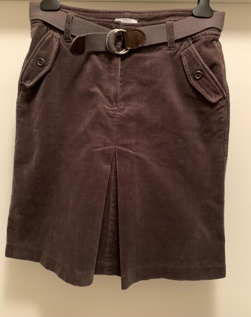 Rok met riem, Taille 38/40 (M), Au-dessus du genou, Comme neuf, Brun