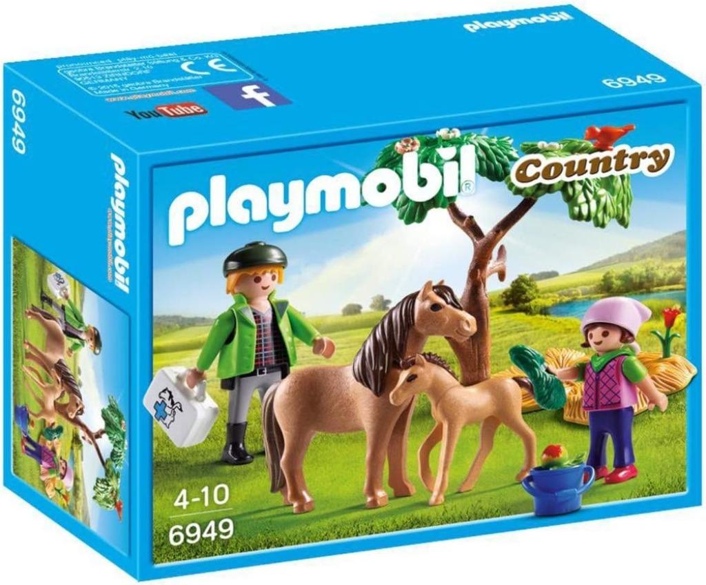PLAYMOBIL Country Dierenarts Met Pony's - 6949, Enlèvement ou Envoi, Comme neuf