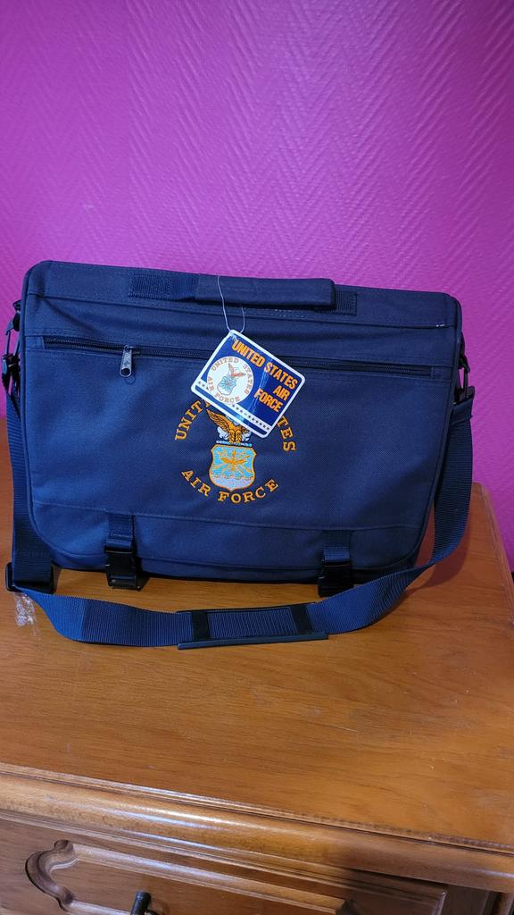 Sac voyage bagage bleu marine United States Air Force neuf, Enlèvement, Neuf, Bleu, Porte-documents ou Cartable