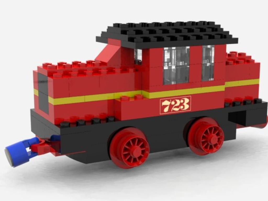 LEGO Trein 12v 723 Diesel Locomotive, Enfants & Bébés, Jouets | Duplo & Lego, Comme neuf, Lego, Ensemble complet, Enlèvement ou Envoi