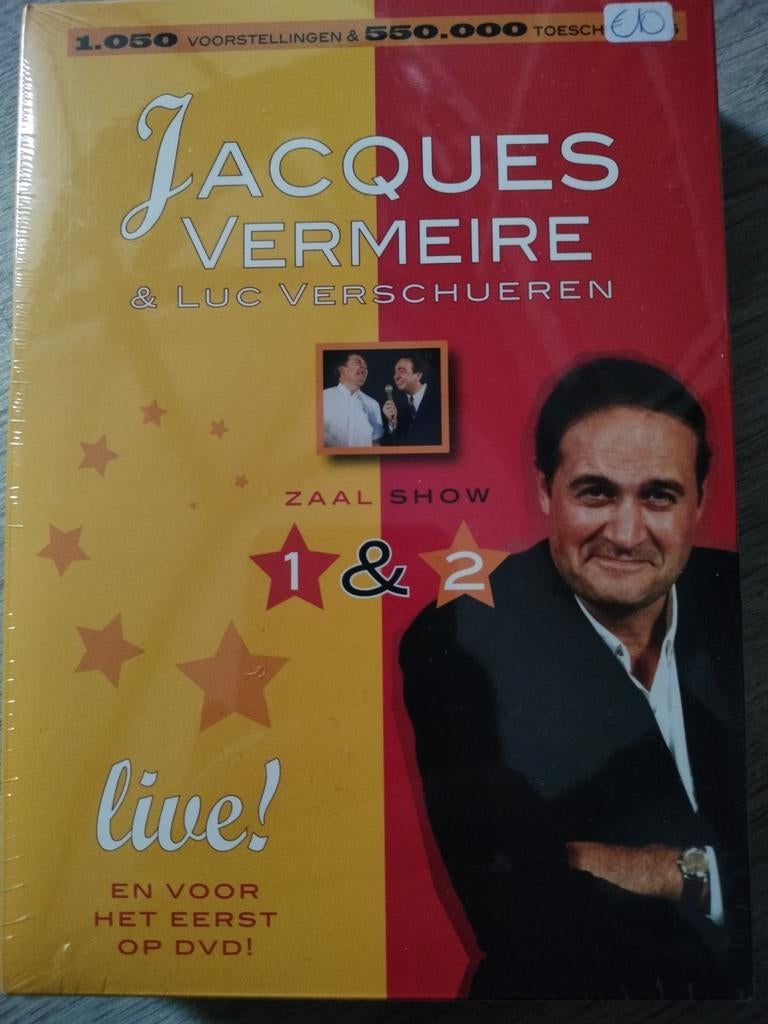 Jacques Vermeire zaalshows 1 en 2, Ophalen of Verzenden, Nieuw in verpakking