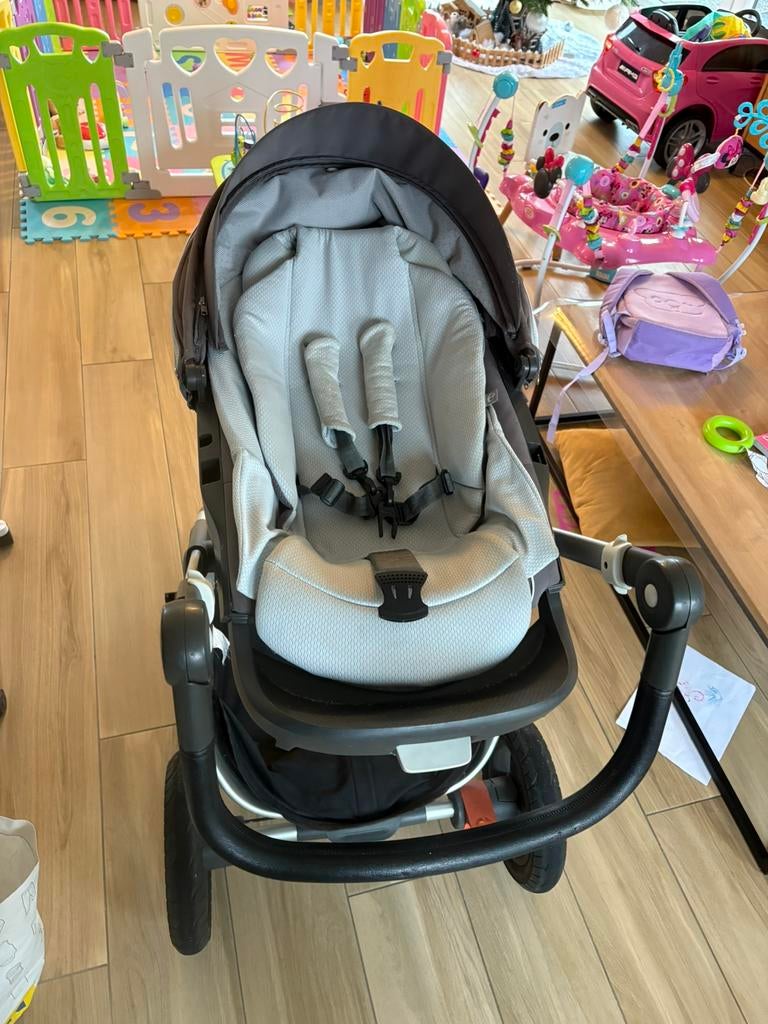 Poussette complète, full équipée, Stokke TrailZ, Kinderen en Baby's, Gebruikt, Verstelbare duwstang, Combiwagen, Ophalen