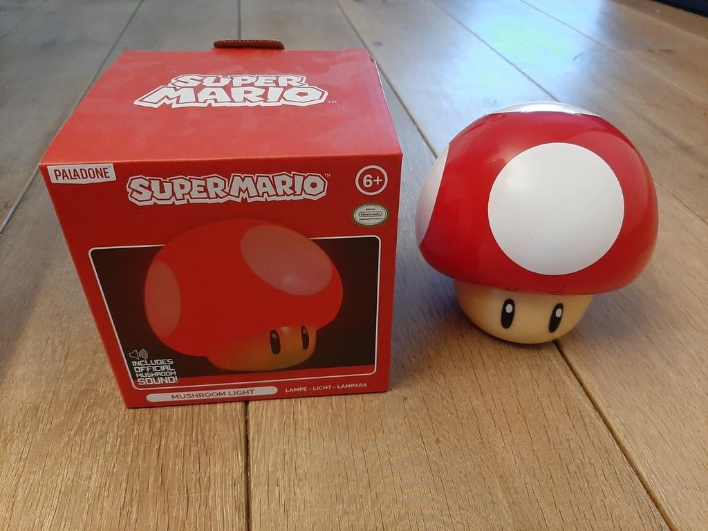 Super Mario Mushroom Light - lamp, Ophalen of Verzenden, Nieuw, Lamp