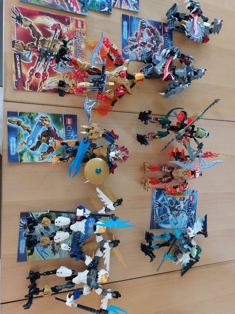 9 figues Lego Chima oa 70211 70200 70201 70204, Enlèvement ou Envoi, Comme neuf, Lego