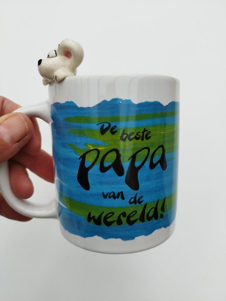 Mug Le meilleur papa du monde !, Enlèvement, Comme neuf