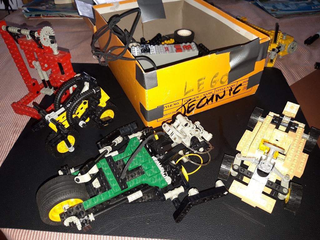 lego tecnic vintage motor 9v mixed constructies 8720 8034, Enlèvement, Comme neuf, Lego