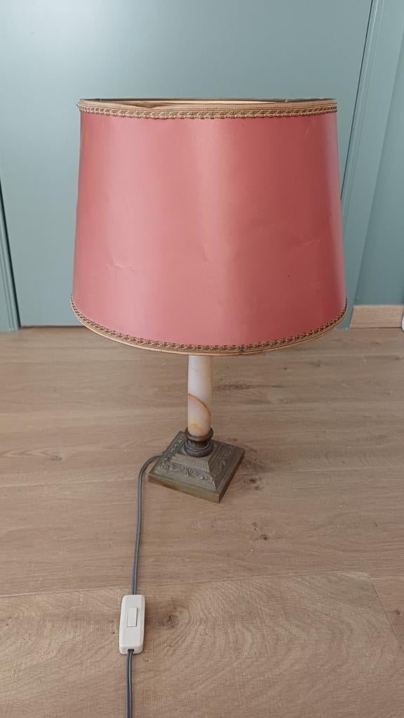 Prachtige antieke Art Deco- of Empire-lamp