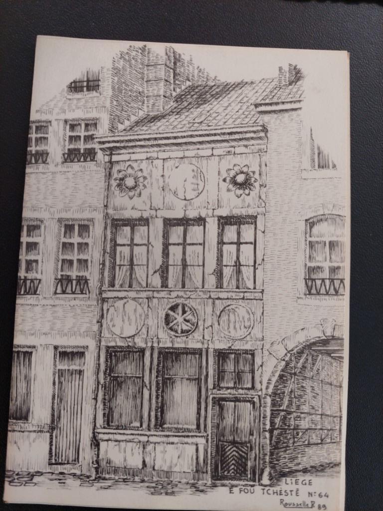 lot 12 reproductions lithos de LIEGE - 19è siecle, Enlèvement ou Envoi, Avant 1940, Gravure, Comme neuf