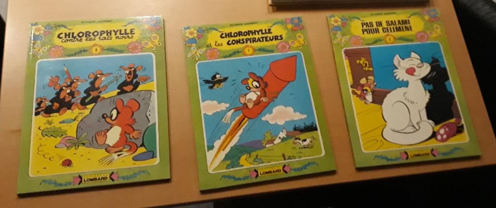 Chlorophylle "série verte"(Macherot), lot tomes 1 à 3 EO, Livres, Enlèvement ou Envoi